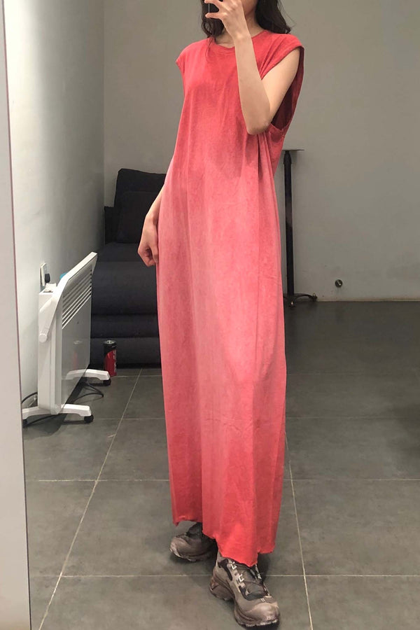 BORIS BIDJAN SABERI Dyed Gradient Sleeveless Maxi Dress WDRESS4 F035
